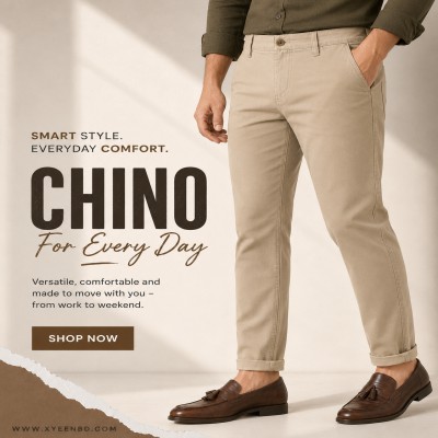 Premium Khaki Gabardine Pant | China Imported Fabric