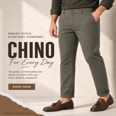 Premium Deep Olive Gabardine Pant | China Imported Fabric