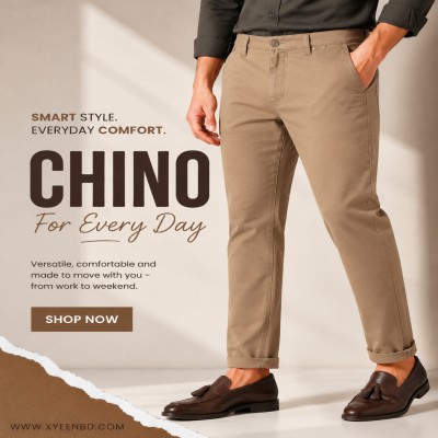 Premium Light Brown Gabardine Pant | China Imported Fabric